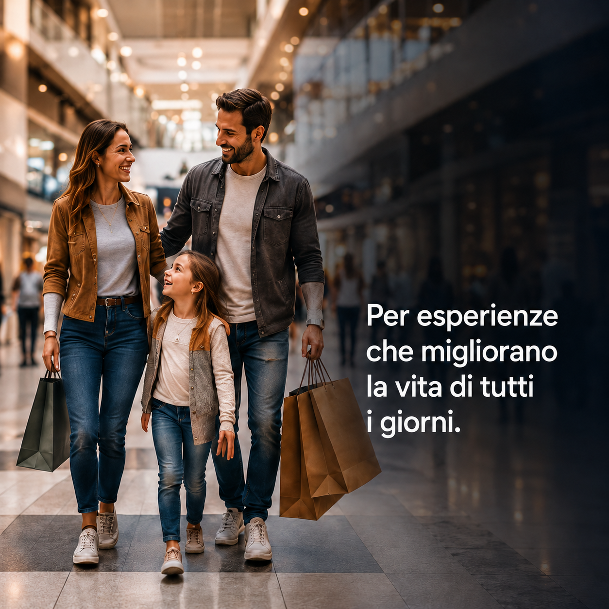 Per esperienze che migliorano la vita di tutti i giorni